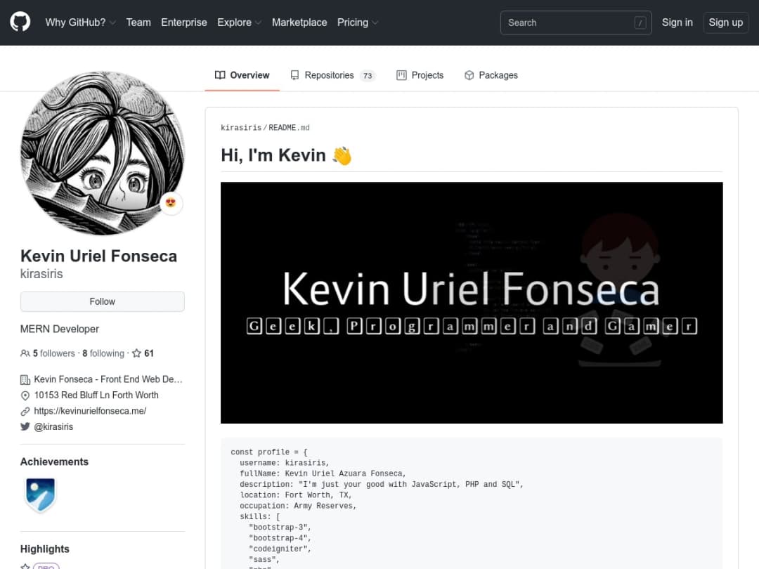 Creating a Good Looking ReadME for your GitHub Profile's featured image